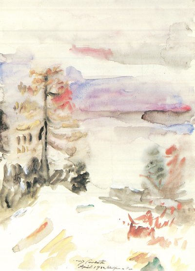 Walchensee en primavera de Lovis Corinth